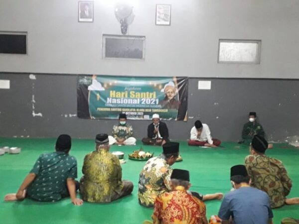 TASYAKURAN HARI SANTRI NASIONAL 2021  PENGURUS RANTING NU DESA TAWANGREJO