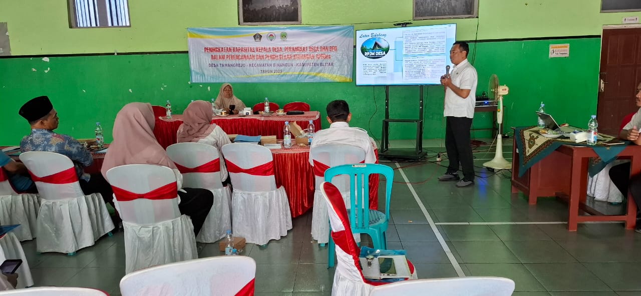 Bimbingan Teknis Aparatur Pemerintah Desa Tawangrejo dalam Perencanaan dan Pengelolaan Keuangan Desa Bimbingan Teknis Aparatur Pemerintah Desa Tawangrejo dalam Perencanaan dan Pengelolaan Keuangan Desa