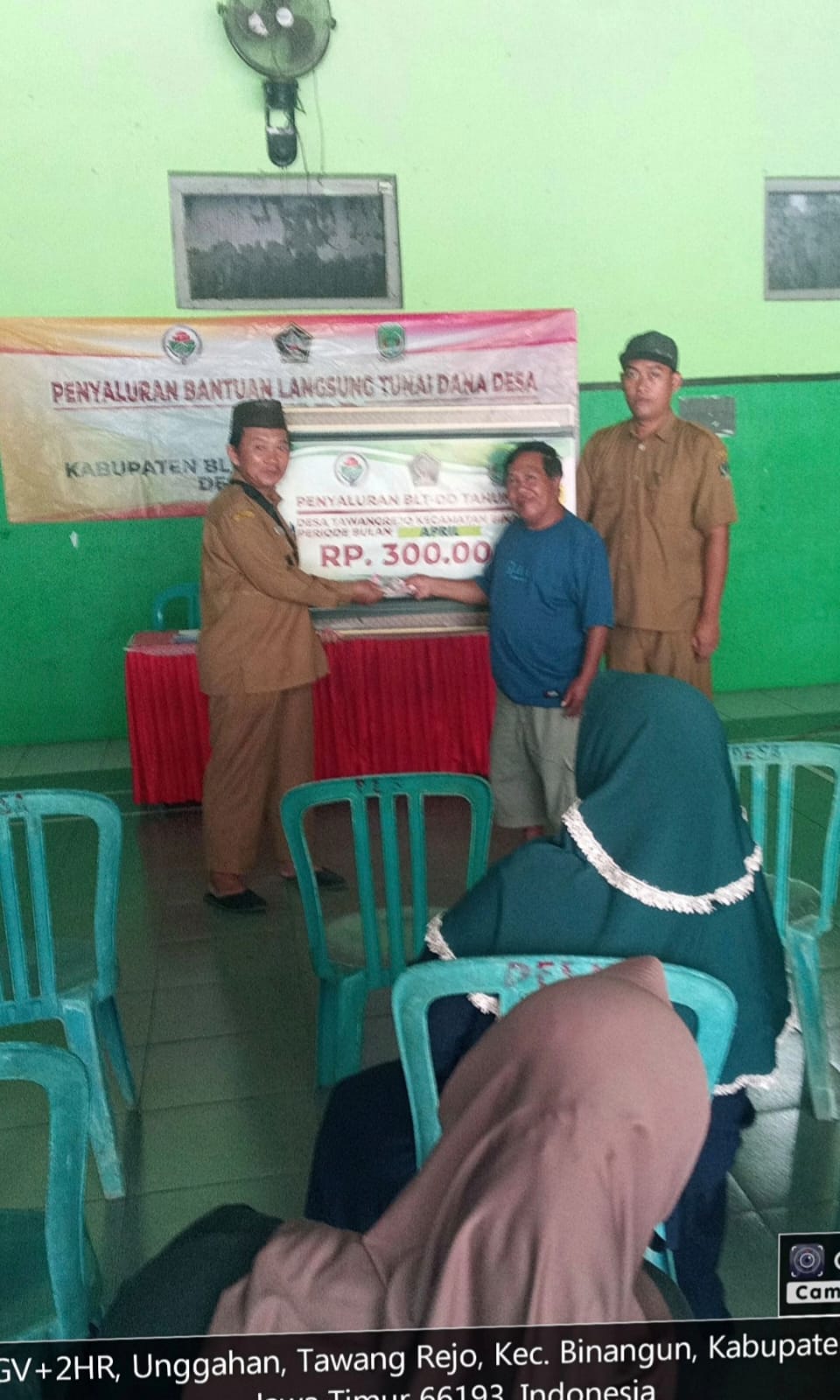 PENYALURAN BLT DANA DESA BULAN APRIL TAHUN 2025 DESA TAWANGREJO KECAMATAN BINANGUN