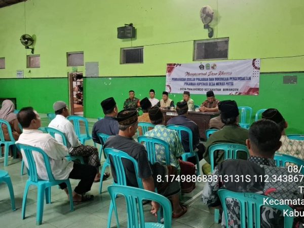 MUSYAWARAH DESA KHUSUS PEMBAHASAN USULAN PINJAMAN DAN DUKUNGAN PENGEMBALIAN PINJAMAN DAN PENENTUAN TITIK LOKASI PEMBANGUNAN GERAI DAN GUDANG KOPERASI DESA MERAH PUTIH TAWANGREJO